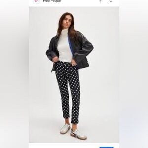Free People Molly printed slim pants 8